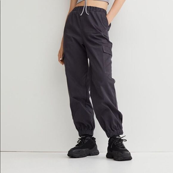 H&M Cargo Utility Joggers Pants New - Picture 2 of 6